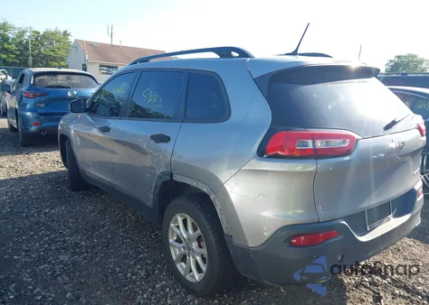 2016 Jeep Cherokee Sport из США, поврежденный, VIN 1C4PJLAB0GW272956